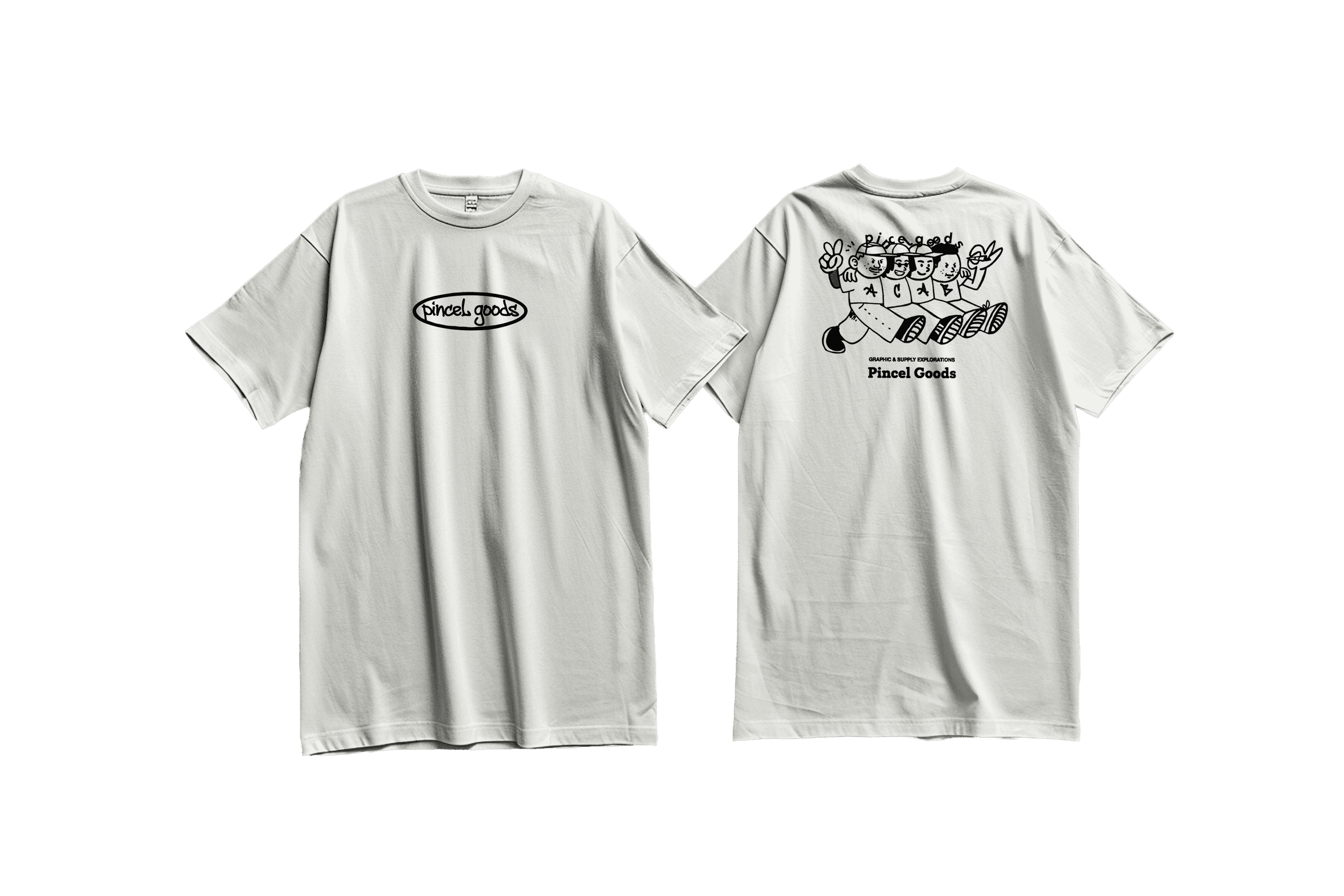 ACAB Crew, vista frontal e traseira