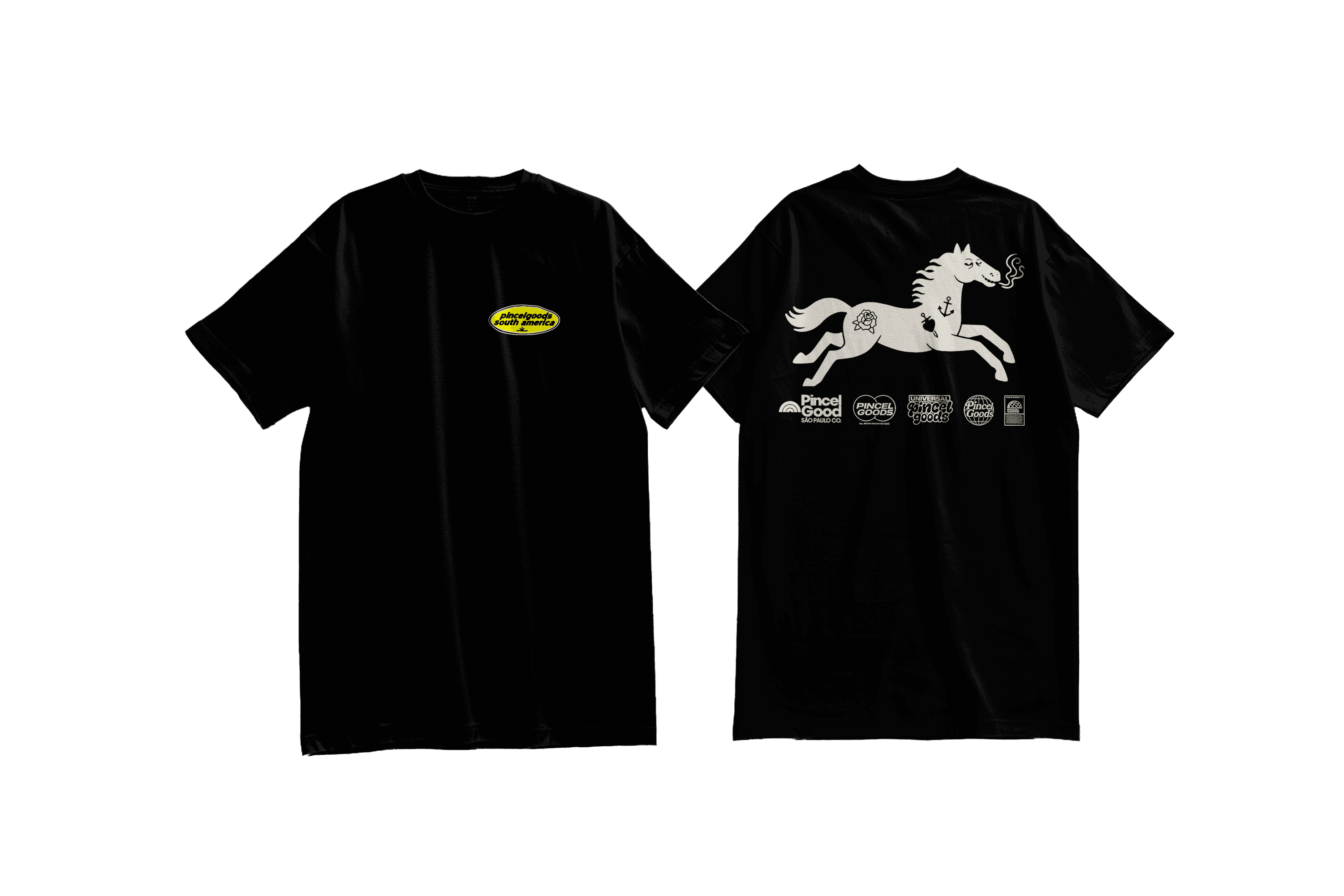 Wild Horse, vista frontal e traseira